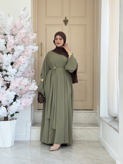 فستان فلة اخضر