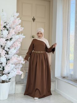Robe segnora marron